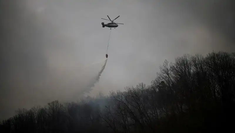 Güney Kore'de Helikopter Kazası: Yangın Söndürme Aracı Düştü, 1 Kayıp Verildi