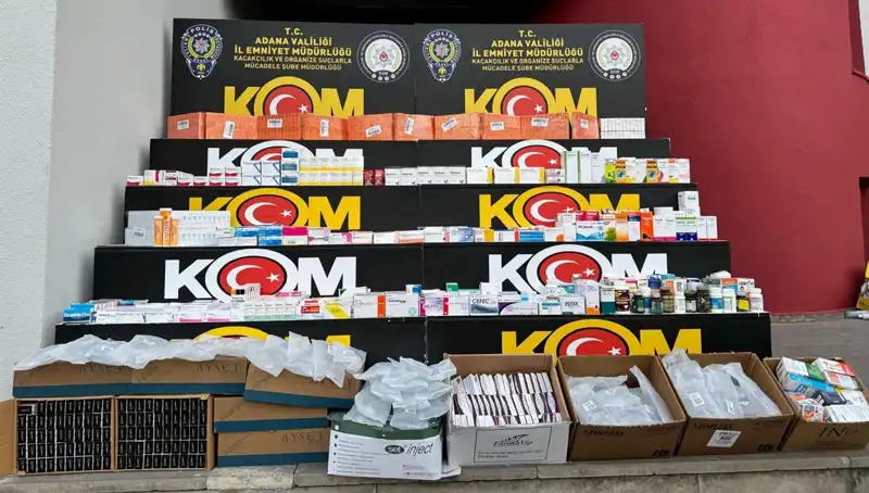 Adana'da Yasa Dışı İlaç Operasyonu: Sağlık Güvenliği Tehlikeye Mi Girdi?