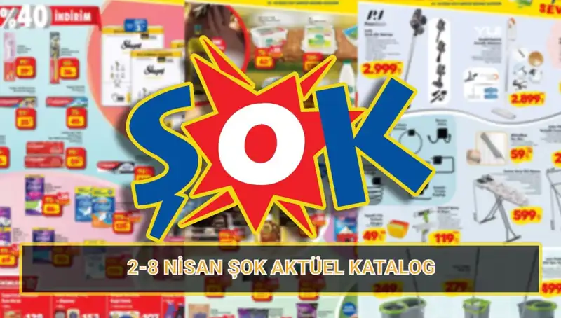 ŞOK'un 2-8 Nisan Katalogu: Temizlik Ürünleri ve Beyaz Eşyada Fırsatlar