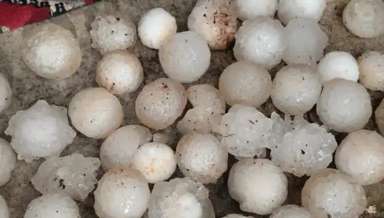 Şanlıurfa’da Kar Topu Boyutunda Dolu, Hayatı Olumsuz Etkiledi!