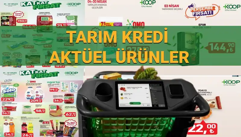 Tarım Kredi Marketleri'nde 4-7 Nisan İndirimleri! Kaçırmayın Fırsatları!
