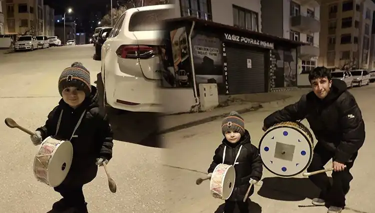 Türkiye'de Ramazan Davulunun En Küçük Ustası 7 Yaşındaki Çocuk