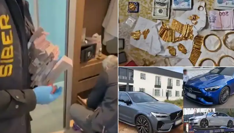 39 Şehirdeki Dev Operasyon: Balya Balya Paralar ve Lüks Araçlar Ele Geçirildi