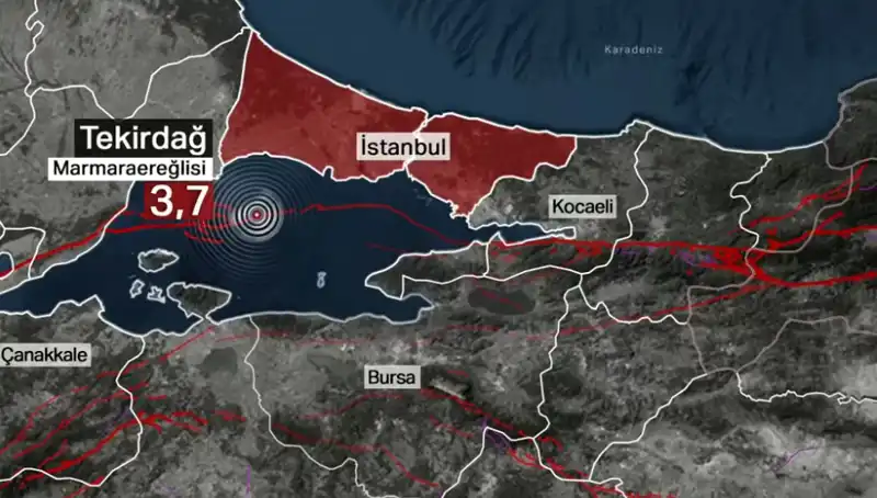 Marmara Denizi'nde Şiddetli Deprem! Son Dakika Gelişmeleri