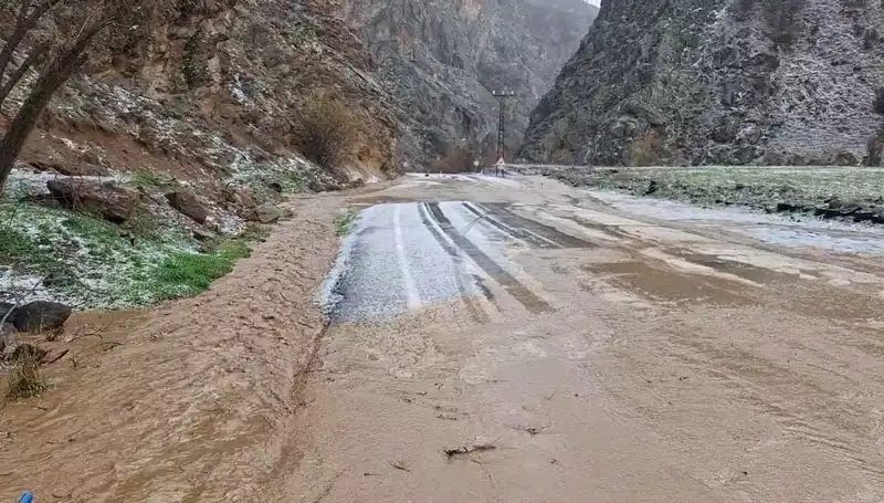 Tunceli'de Dolu ve Sağanak Yağışlar Hayatı Olumsuz Etkiledi