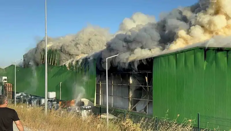 Balıkesir Fabrika Yangınında İki İşçi Hayatını Kaybetti: 1 kişi Tutuklandı