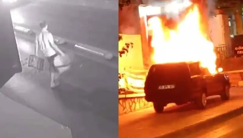 Eşinin Boşanma Talebine Cevap: Araç Yangınla Yakıldı!