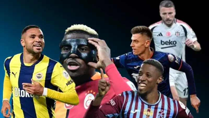 Süper Lig'de Gol Krallığı Yarışı: Osimhen, Banza ve En-Nesyri'nin Güncel Performansları
