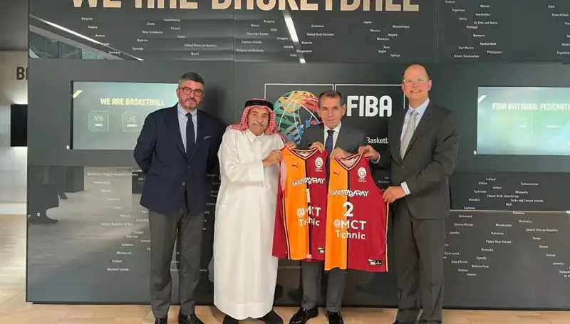 Galatasaray Basketbol Takımından FIBA'ya Tarihi Ziyaret