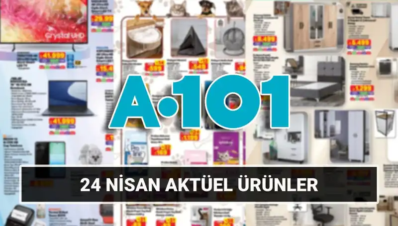 A101'de 24 Nisan Fırsatları! Ev Gereçlerinden Mobilyaya Her Şey Burada