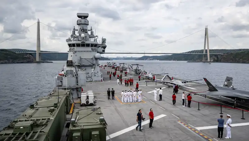 TCG Anadolu, Sarayburnu'ndan Kalkan İlk Yerli Savaş Gemisi Oldu