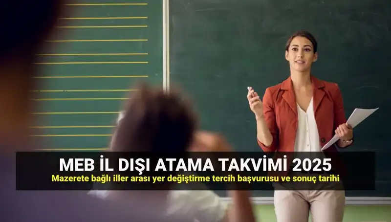 2025 Öğretmen Mazeret Atamaları: MEBBİS’te Sonuçlar Açıklanıyor